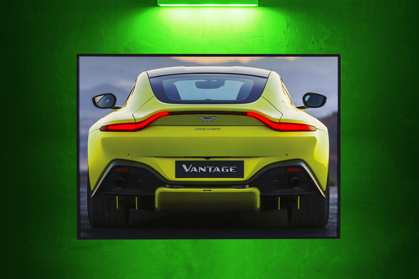 Tableau Néon Rétroéclairé — Aston Martin Vantage Roadster