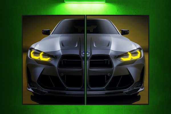Pack Twin Lights — BMW M3 Vorsteiner | 2 Tableaux Néon Assortis