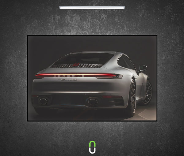 Tableau Néon Rétroéclairé — Porsche 911 Carrera 4S