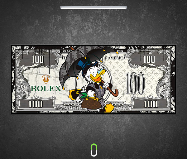 Tableau Néon Rétroéclairé — Rolex Duck