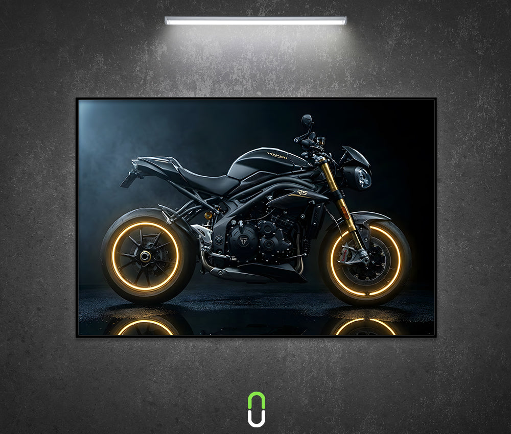 Tableau Néon Rétroéclairé — Triumph Speed Triple RS Avec LED