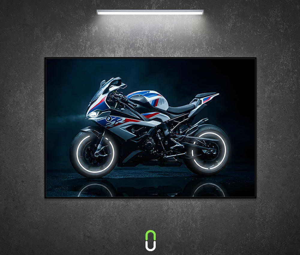 Tableau Néon Rétroéclairé — BMW S1000RR M Sport