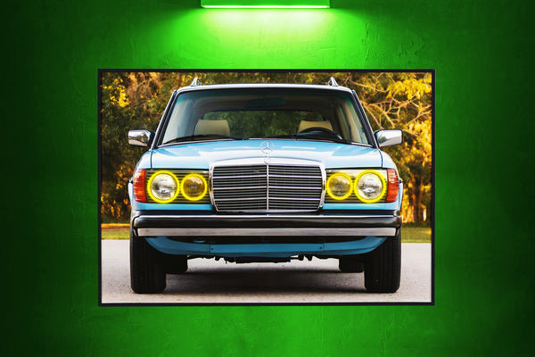 Tableau Néon Rétroéclairé — Mercedes 240d V1
