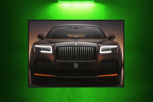 Tableau NÉON - Rolls-Royce Ghost Black Badge