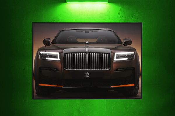 Tableau Néon Rétroéclairé — Rolls-Royce Ghost Black Badge