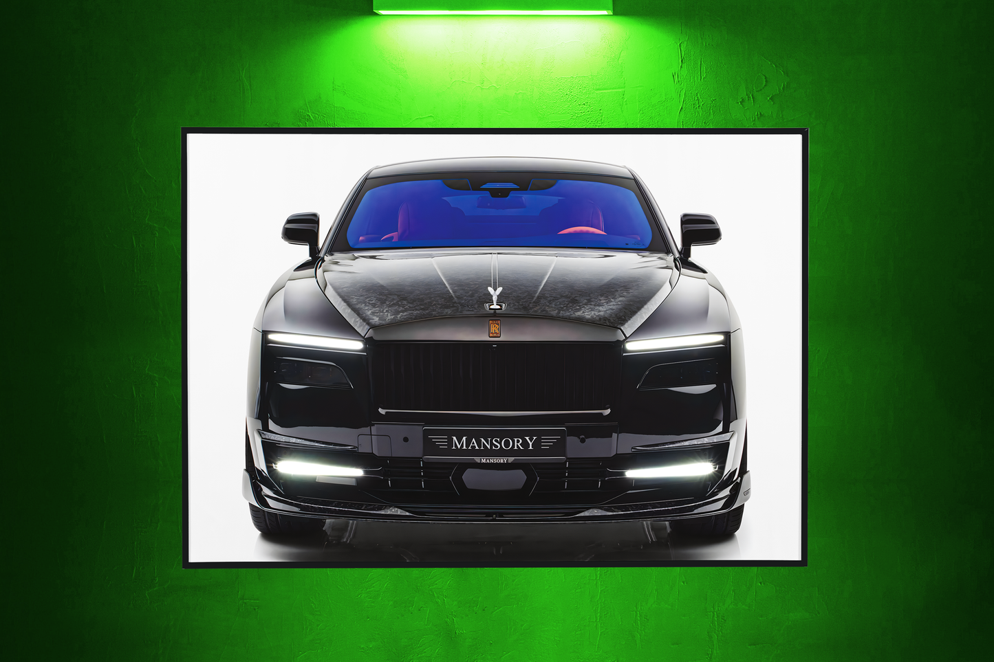 Tableau NÉON - Rolls Royce Spectre Mansory - V1