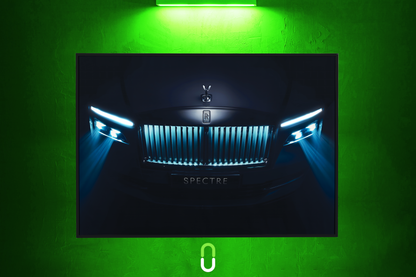 Tableau NÉON - Rolls Royce Spectre Mansory - V2