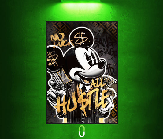 Tableau NÉON - All Hustle Mode