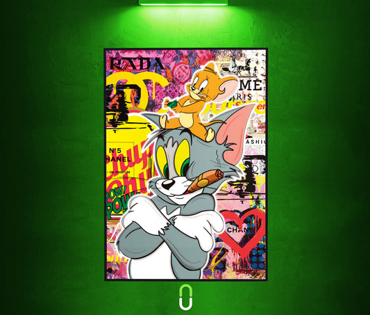 Tableau NÉON - Street Cartoon Vibes