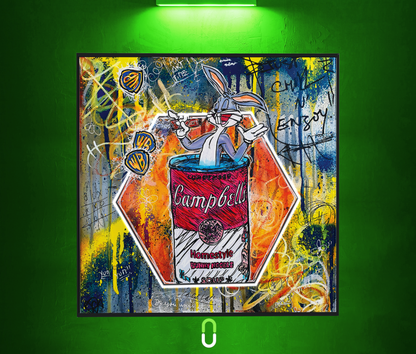 Tableau NÉON - Bugs Bunny Soup