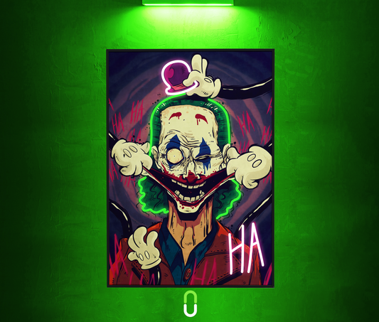 Tableau NÉON - Joker HA HA!