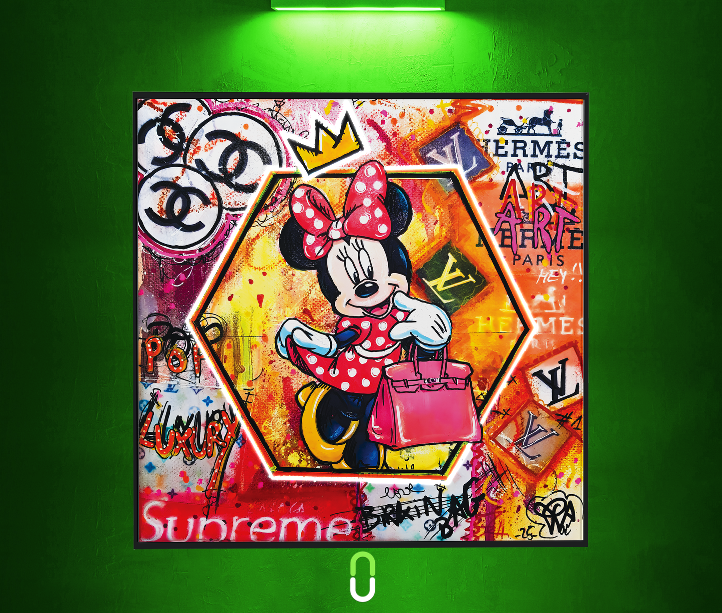 Tableau NÉON - Minnie Luxury Queen
