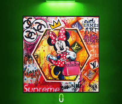 Tableau NÉON - Minnie Luxury Queen