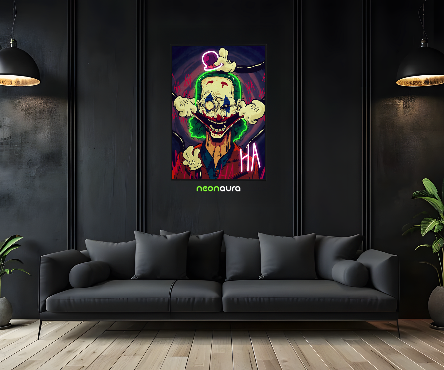 Tableau NÉON - Joker HA HA!