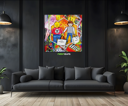 Tableau NÉON - Lego Luxe Life