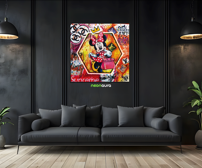 Tableau NÉON - Minnie Luxury Queen