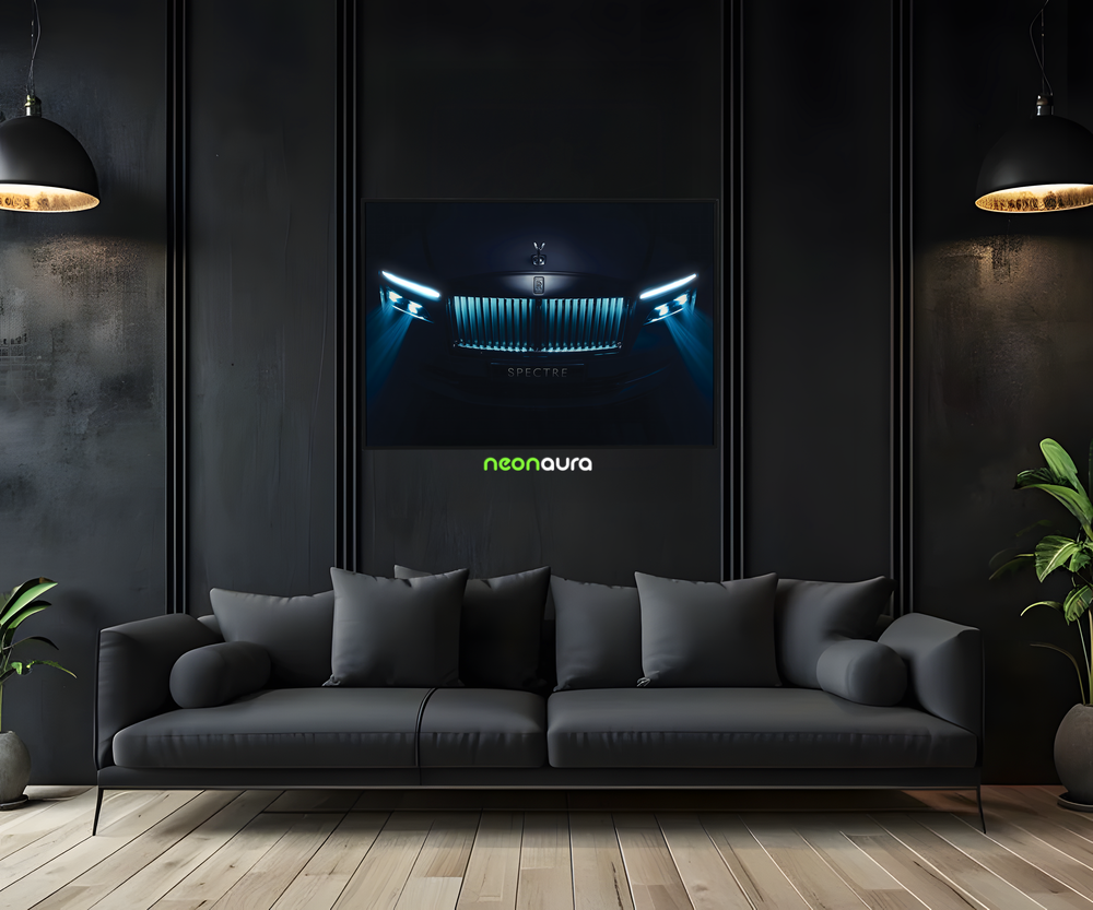 Tableau Néon Rétroéclairé — Rolls Royce Spectre Mansory V2 Avec LED