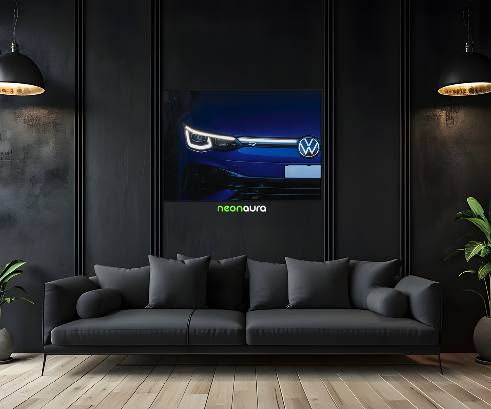 Tableau Néon Rétroéclairé — Volkswagen Golf 8 R Avec LED