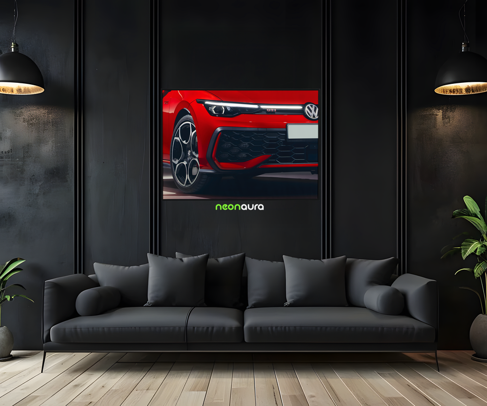 Tableau Néon Rétroéclairé — Volkswagen Golf GTI Avec LED