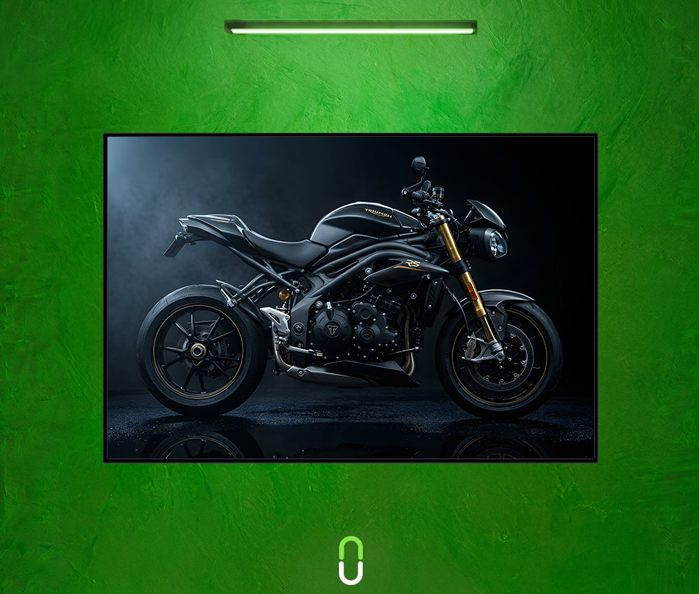 Tableau Néon Rétroéclairé — Triumph Speed Triple RS Sans LED