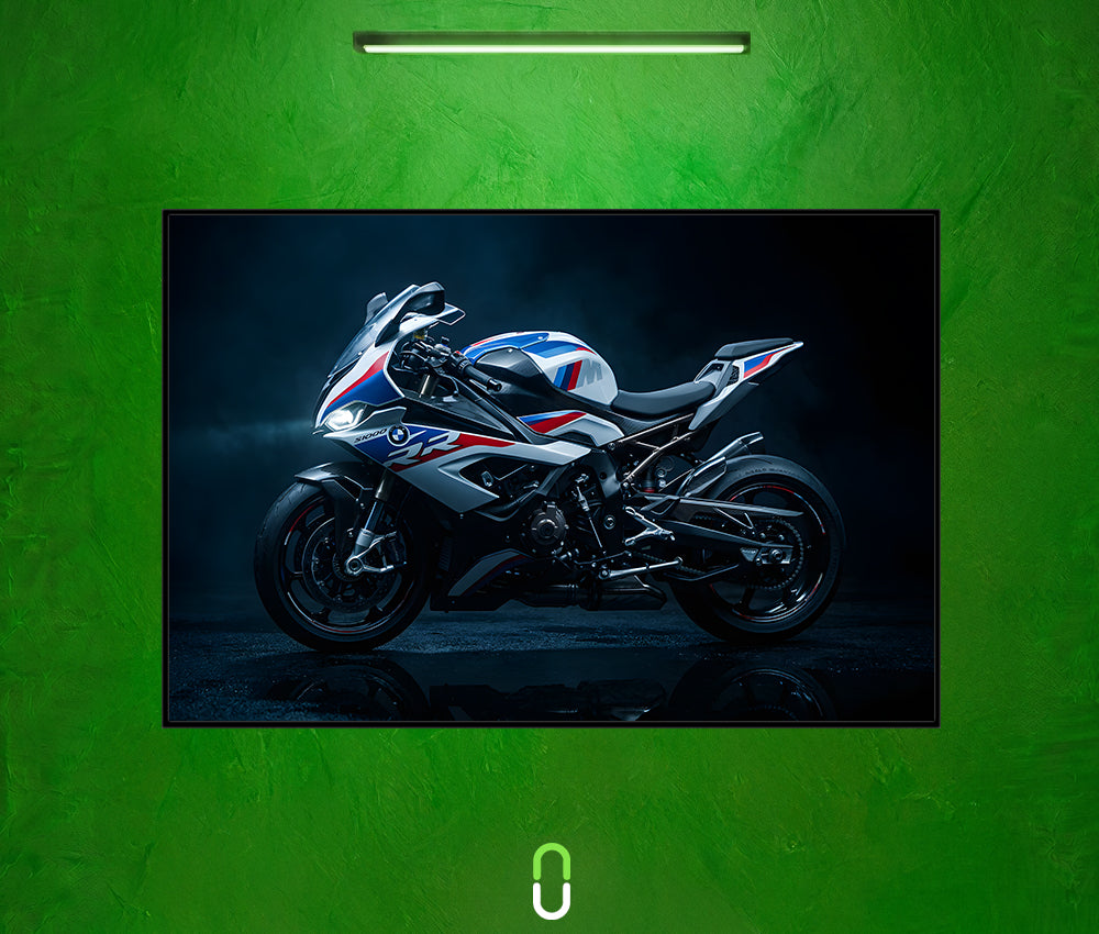 Tableau Néon Rétroéclairé — BMW S1000RR M Sport