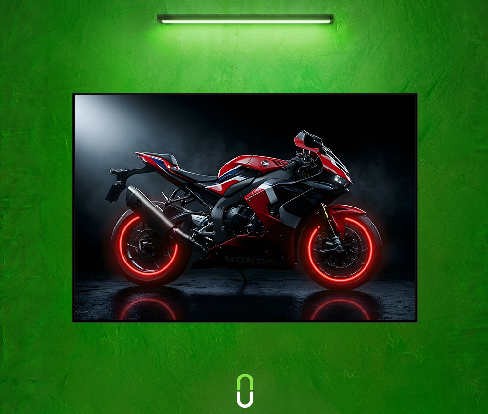 Tableau Néon Rétroéclairé — Honda CBR1000RR Fireblade