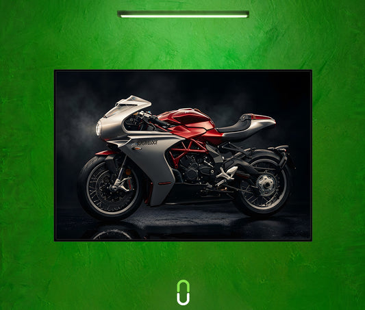 Tableau Néon Rétroéclairé — MV Agusta Superveloce