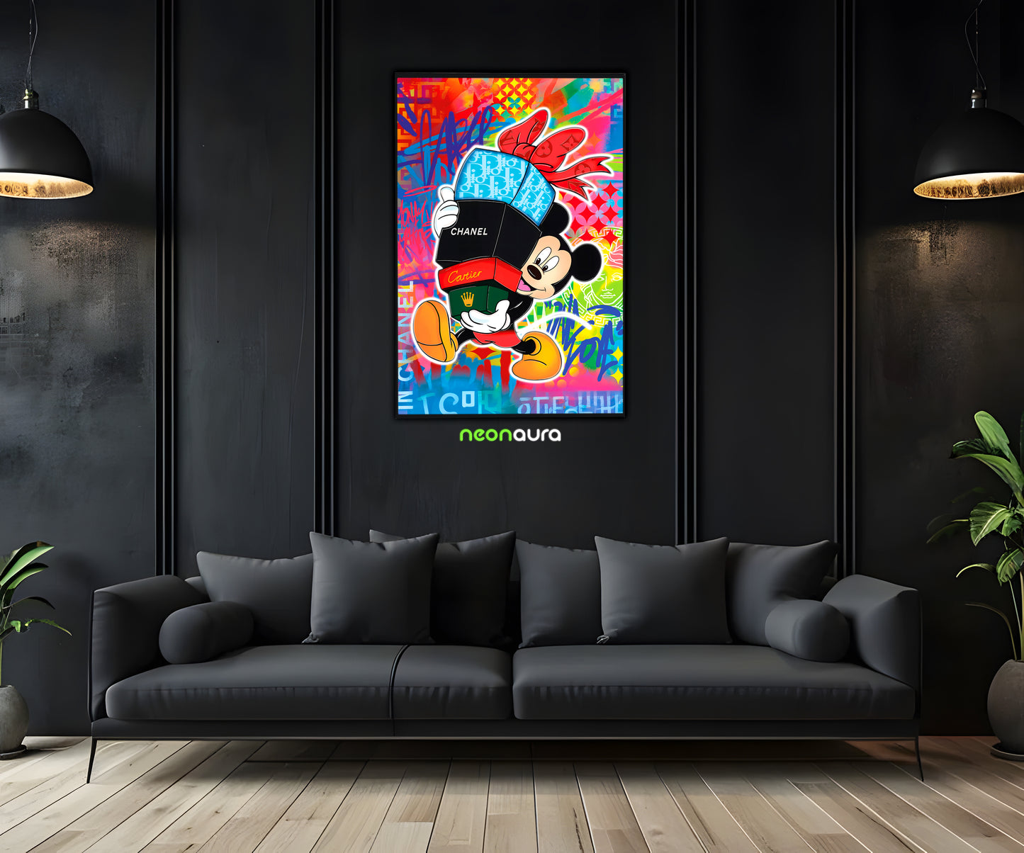 Tableau NÉON - Luxury Brand Stack