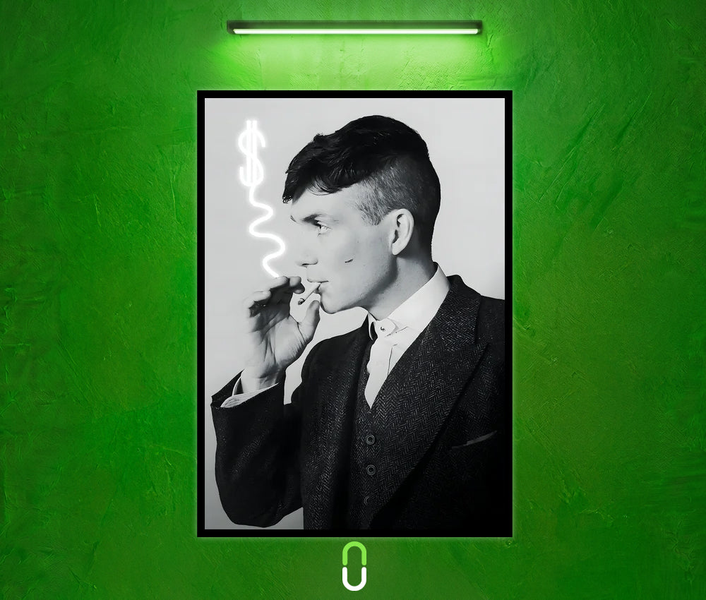 Tableau Néon Rétroéclairé — Thomas Shelby V2 Avec LED