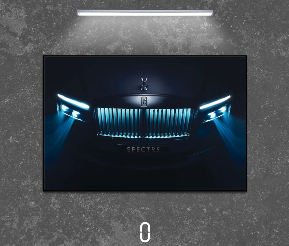 Tableau Néon Rétroéclairé — Rolls Royce Spectre Mansory V2