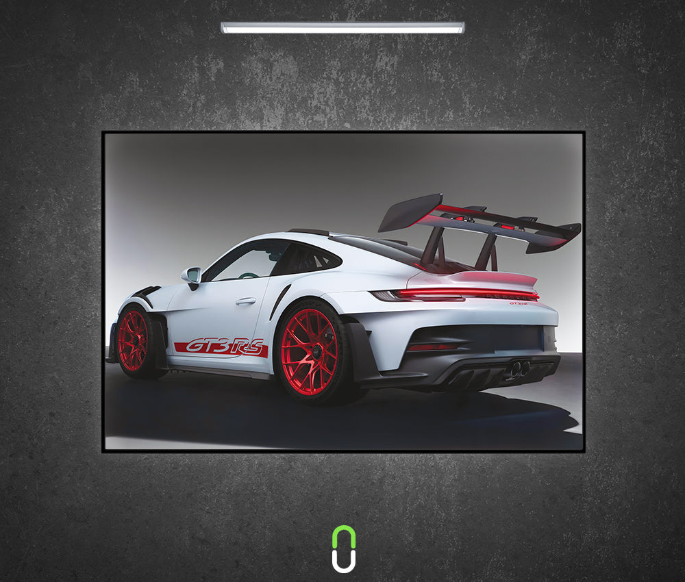 Tableau Néon Rétroéclairé — Porsche 911 GT3 RS Sans LED