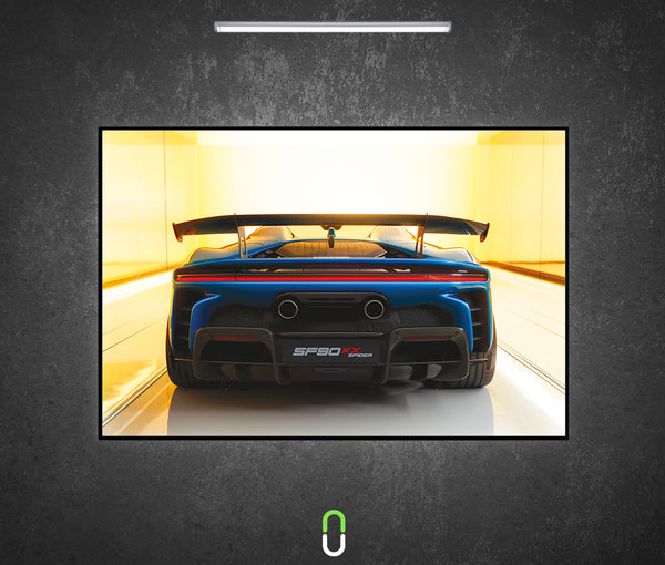 Tableau Néon Rétroéclairé — Ferrari SF90 XX Spider