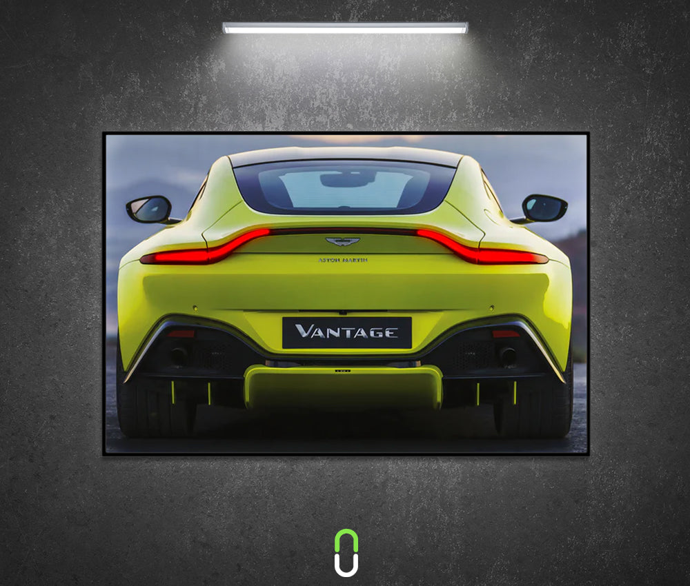 Tableau Néon Rétroéclairé — Aston Martin Vantage Roadster