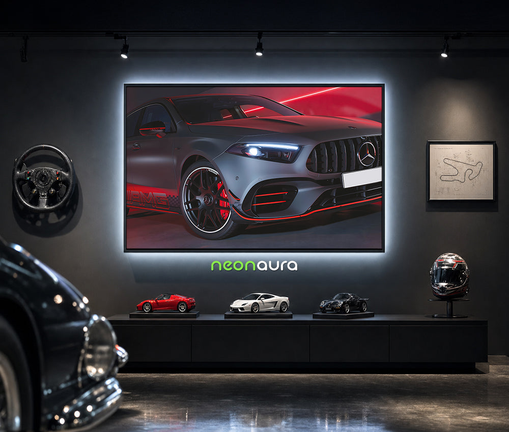 Tableau Néon Rétroéclairé — Mercedes-AMG A45S