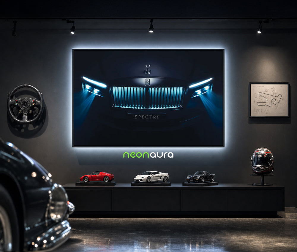 Tableau Néon Rétroéclairé — Rolls Royce Spectre Mansory V2