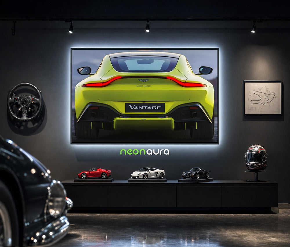 Tableau Néon Rétroéclairé — Aston Martin Vantage Roadster
