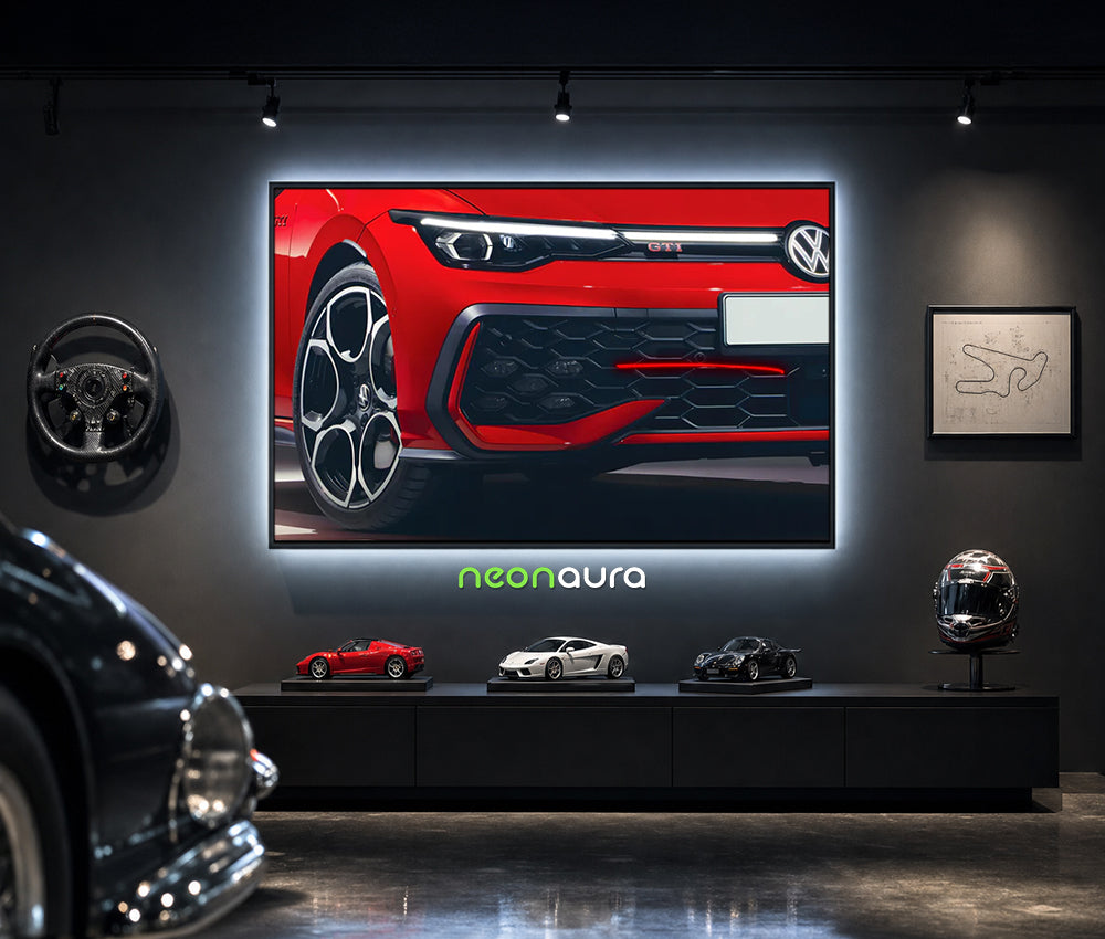 Tableau Néon Rétroéclairé — Volkswagen Golf GTI